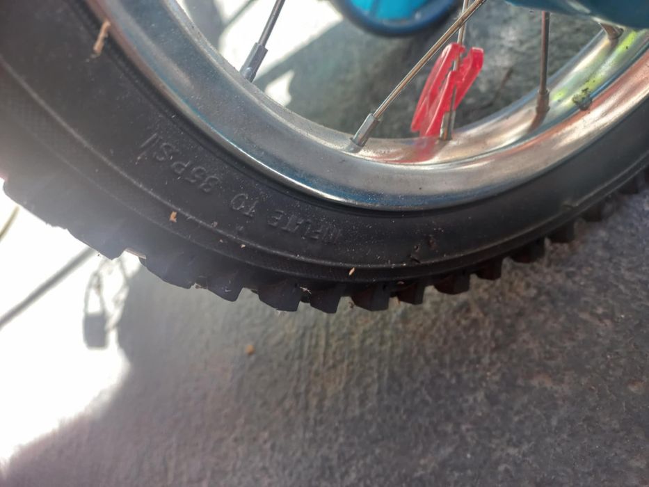 Rower BMX dziecięcy +boczne kółka koszyk bagażnik pchacz i lusterko