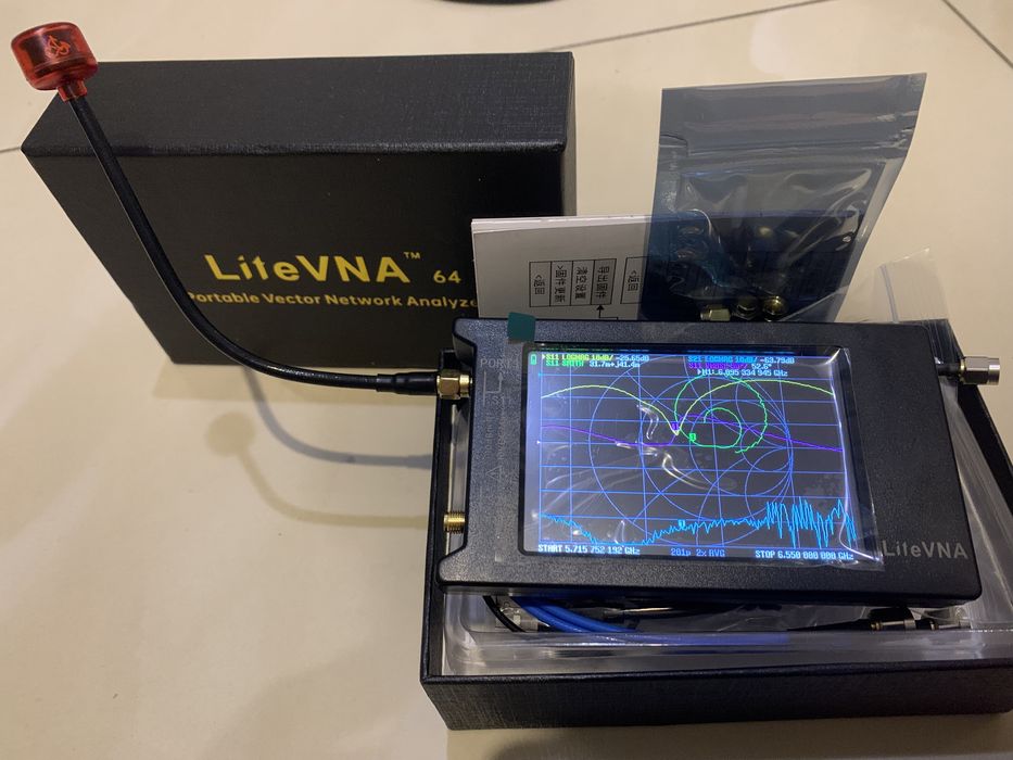 Векторний аналізатор мереж Lite VNA 64 (NanoVNA) 3.95" 50KHz - 6.3GHz