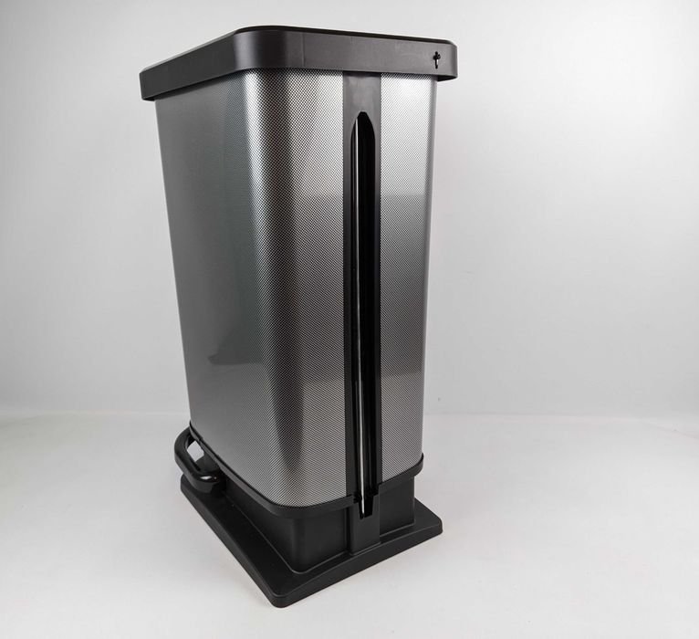 Kosz na śmieci do kuchni na odpady z pedałem i pokrywką Rotho Paso 50l