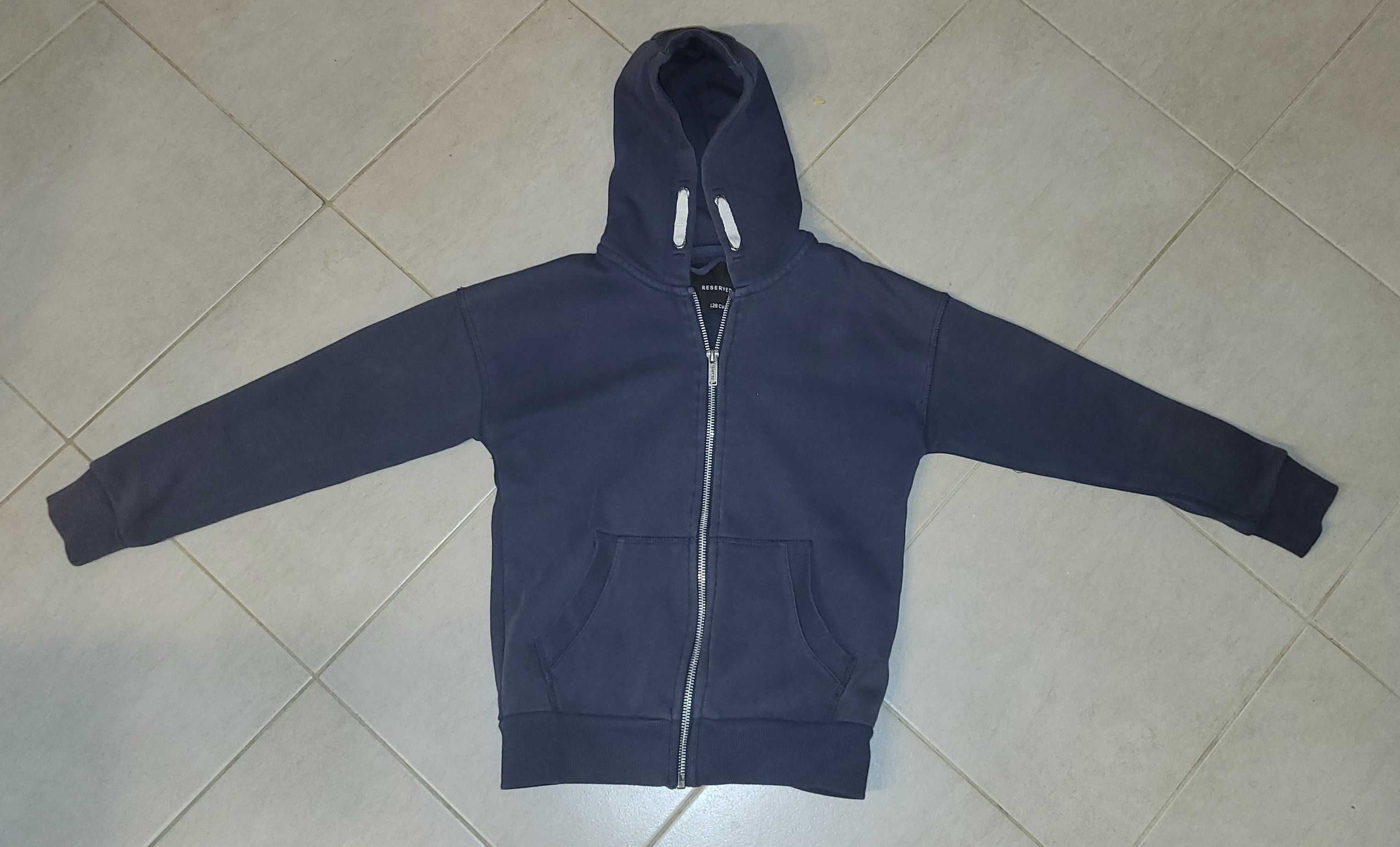 Bluza rozpinana Reserved 128 cm - 7 lat/granat