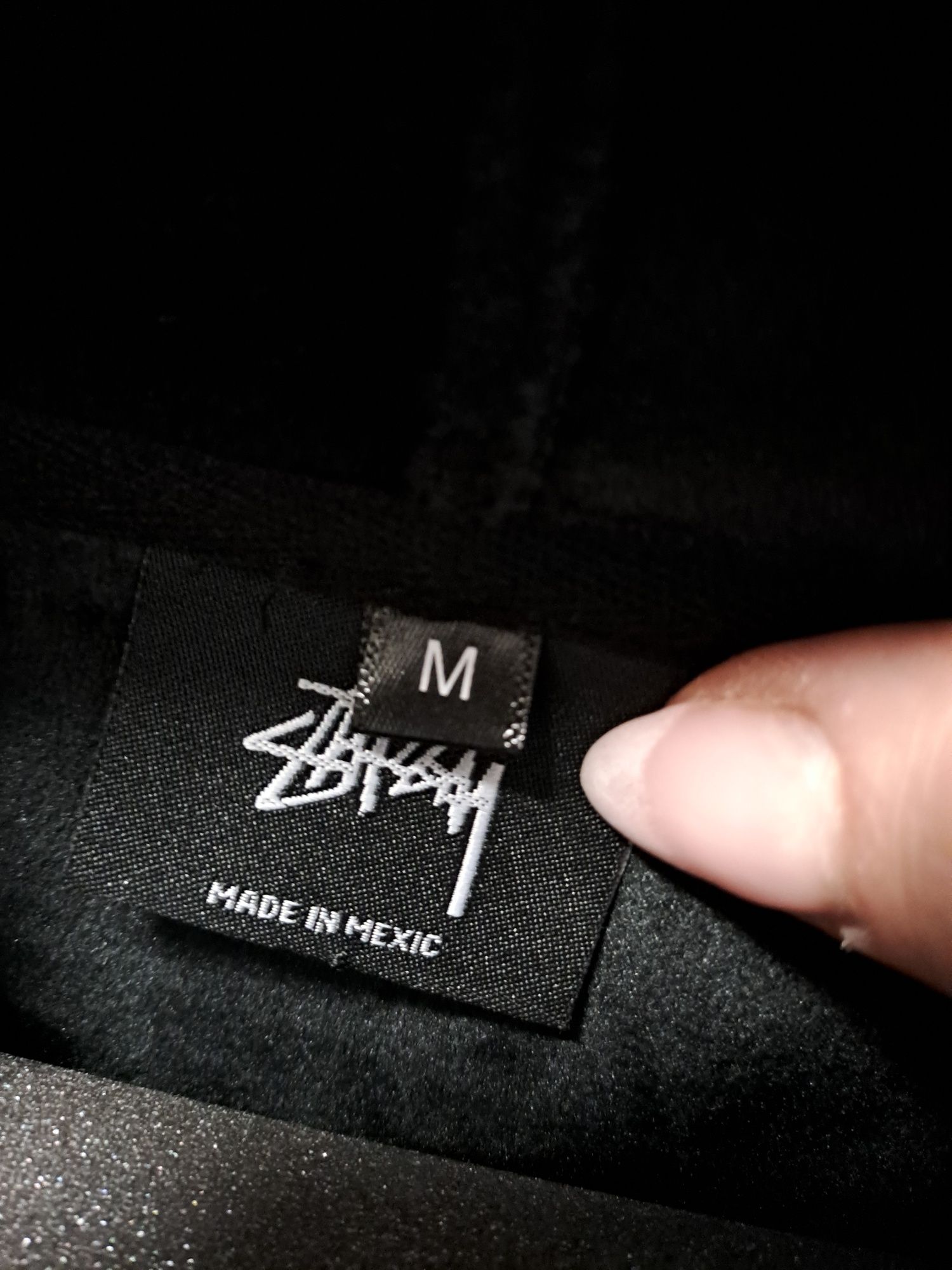 Bluza czarna męska Stussy