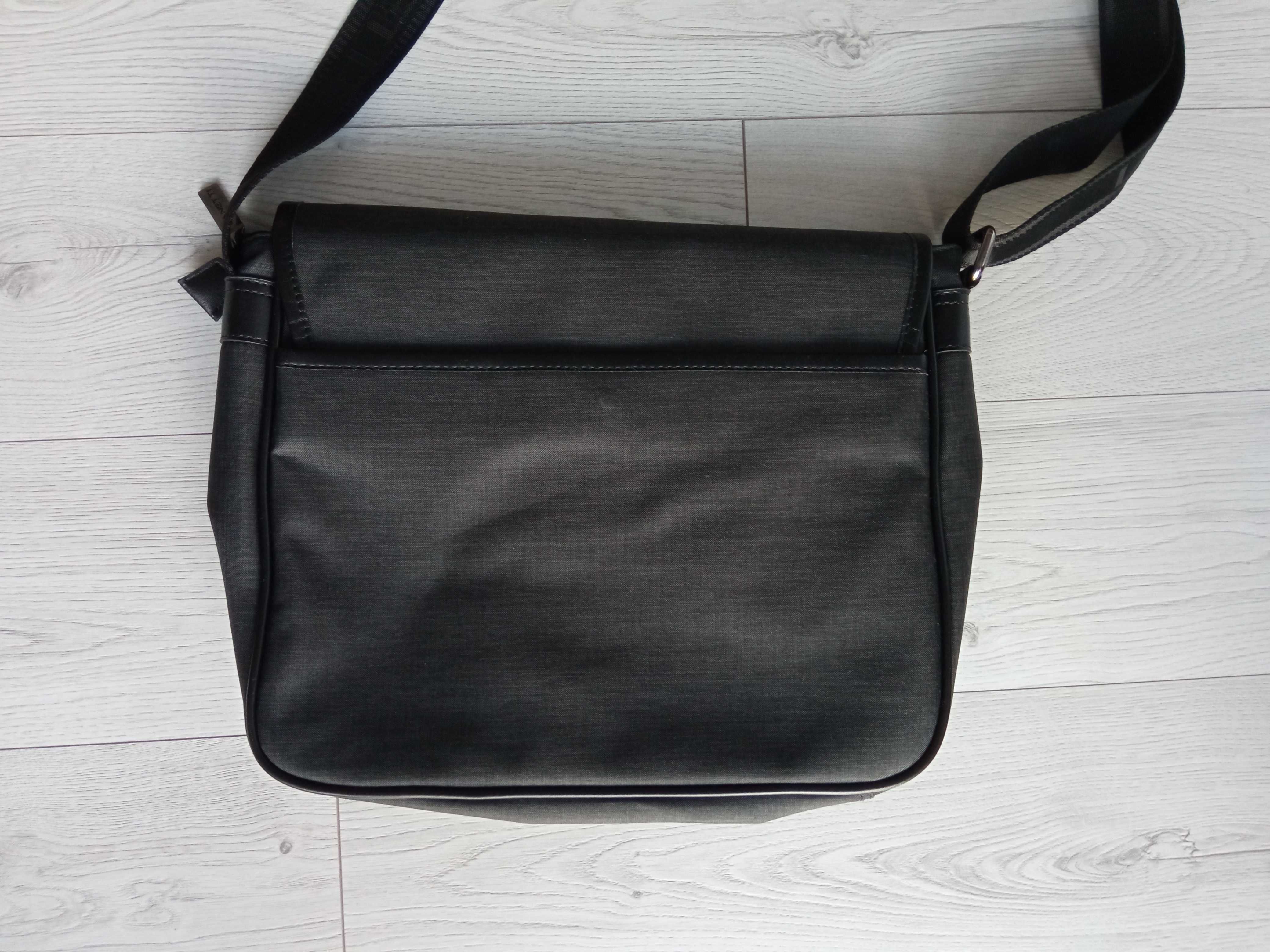 Lanetti, torba na ramię, ciemnoszara, 19x30x40 cm