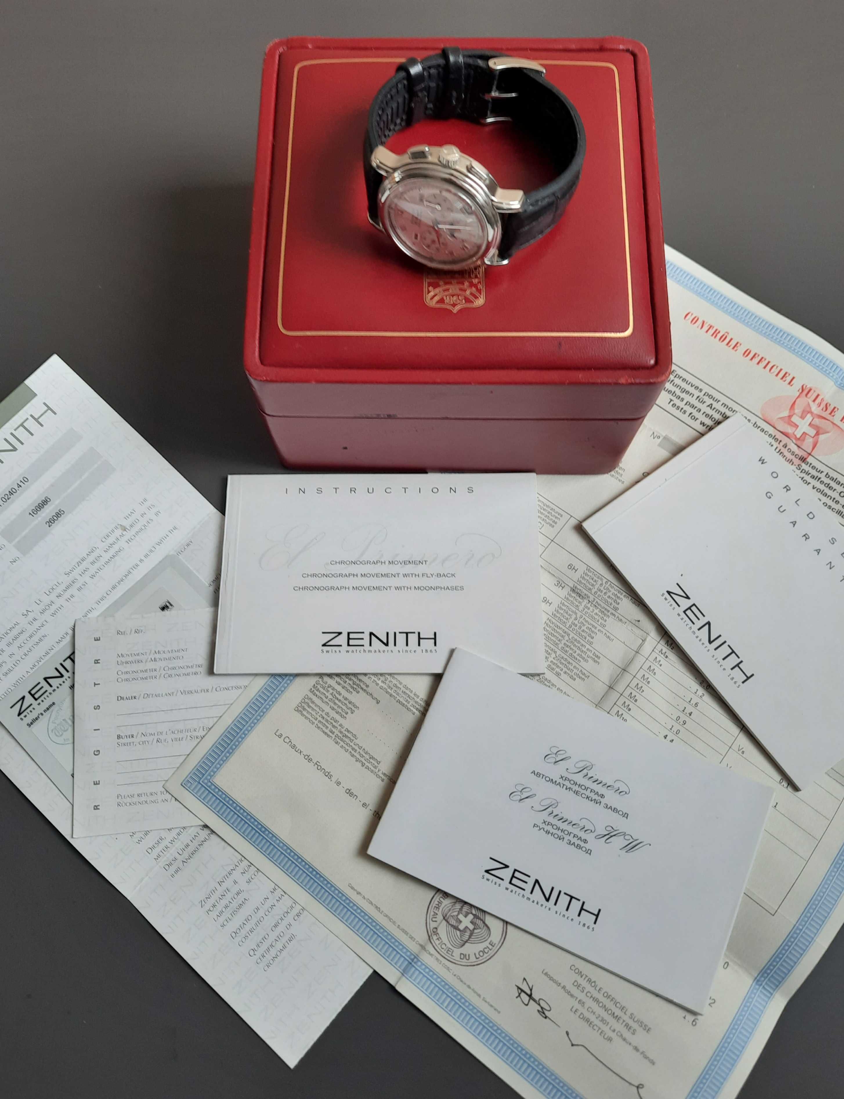 Full set Zenith El Primero Chronomaster 26085