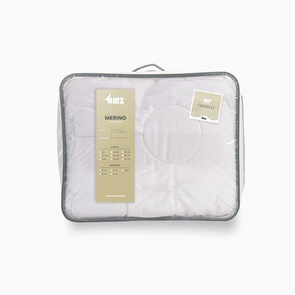 Kołdra AMZ MERINO całoroczna 200x220cm Biały