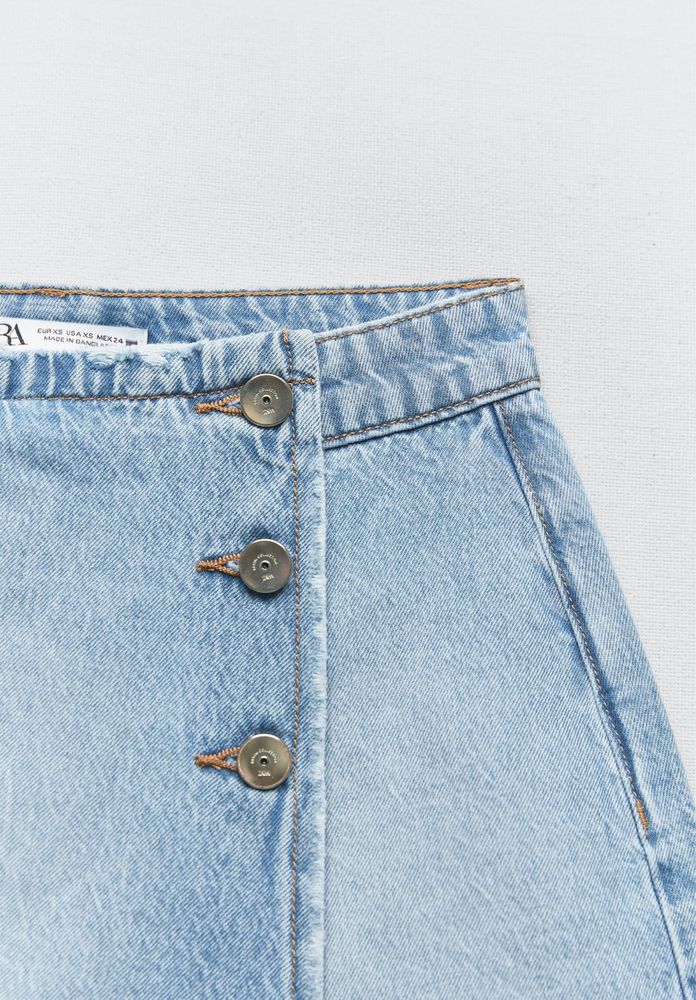 Жіночі  джинсові юбка-шорти Zara