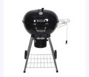 Grill węglowy okrągły z pokrywą Comfort Living ruszt 54 cm