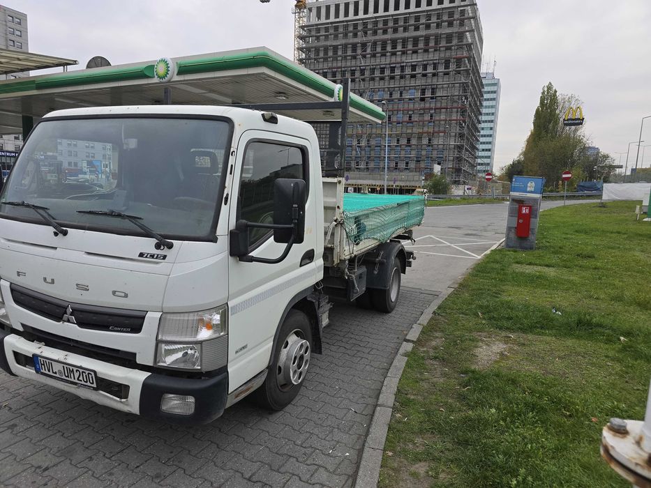 Mitsubishi Canter Fuso wywrotka.tablice PL, zamiana na dużo tańsze