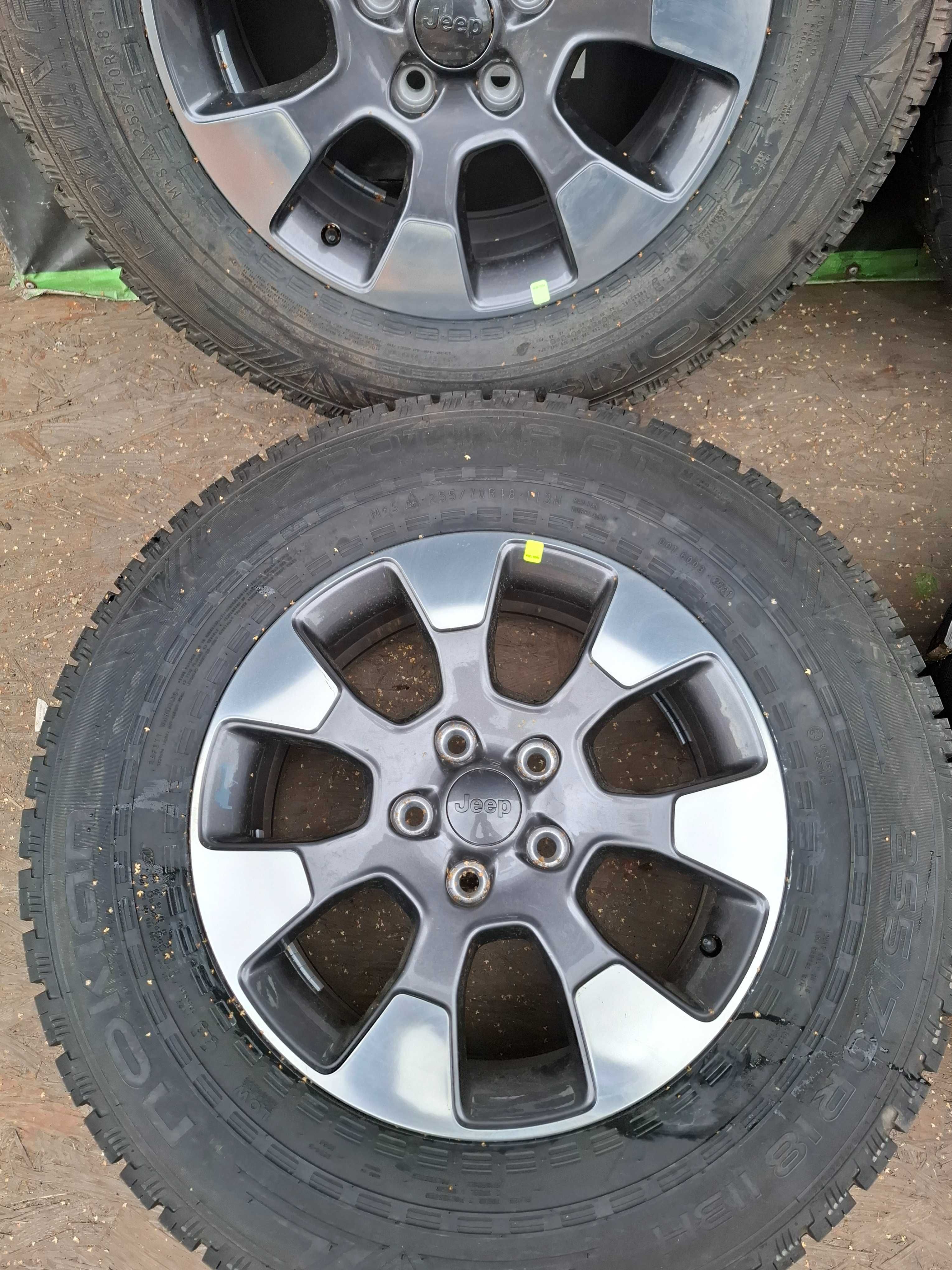 Felgi aluminiowe ! JEEP WRANGLER JL 18 CALI ! NOWE MONTAŻ ! TMPS !