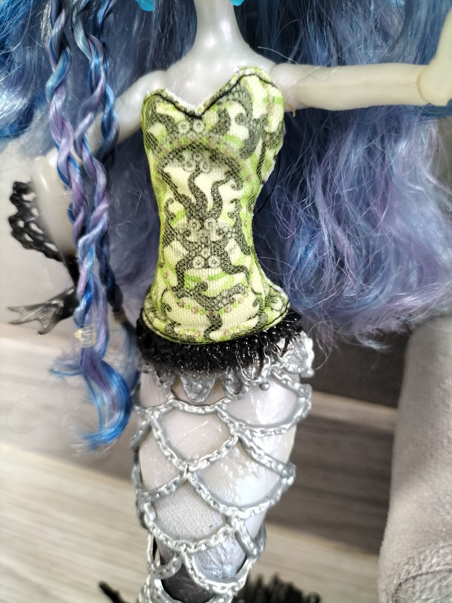 Lalka Monster High Freaky Fusion Sirena Von Boo doll 2013 Mattel