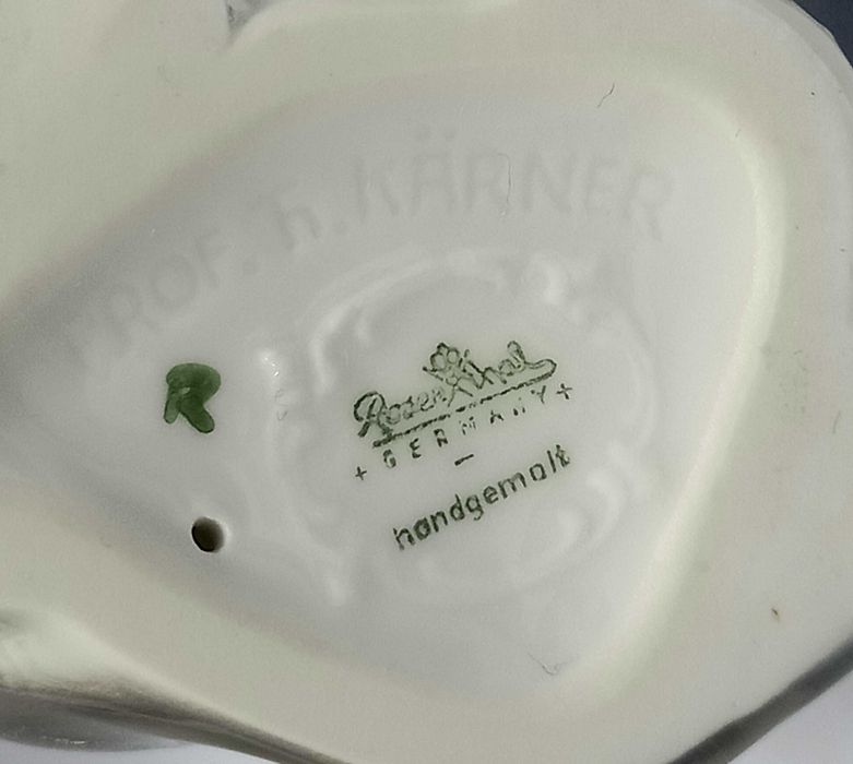 Kotek, figurka Rosenthal, proj. Theodor Kärner