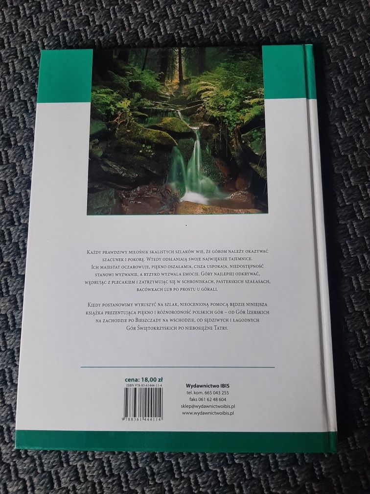 Album Góry Polskie, Polska, książka o górach np. dla dzieci, atlas