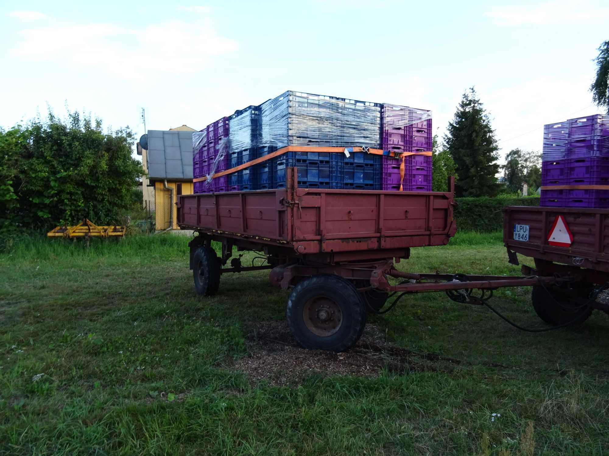 Przyczepa wywrotka Gomselmash  Paletowa 4,5-6 Ton Możliwość Transportu