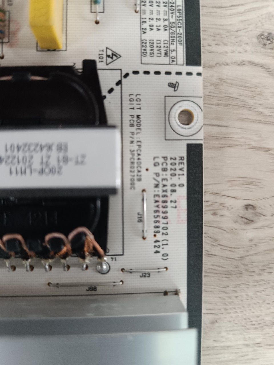 Zasilacz  oled55cx3la EAX6899