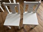 Drewniane krzeselka ikea kritter 2 sztuki