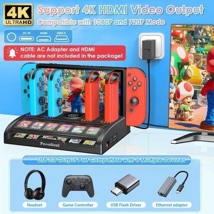 Stacja dokująca Fenolical Switch Nintendo/OLED