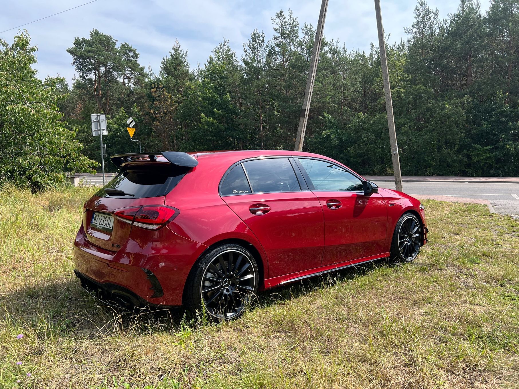Mercedes-Benz Klasa A A35 AMG, bezwypadkowy, manufaktur, kubełki, skóra