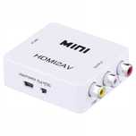 Konwerter obrazu z HDMI na AV 3x RCA Chinch adapter sygnału