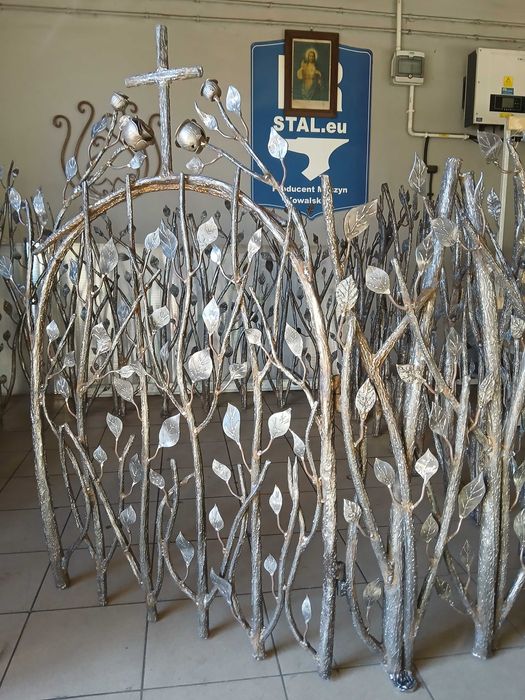 Balustrada kuta , kowalstwo artystyczne