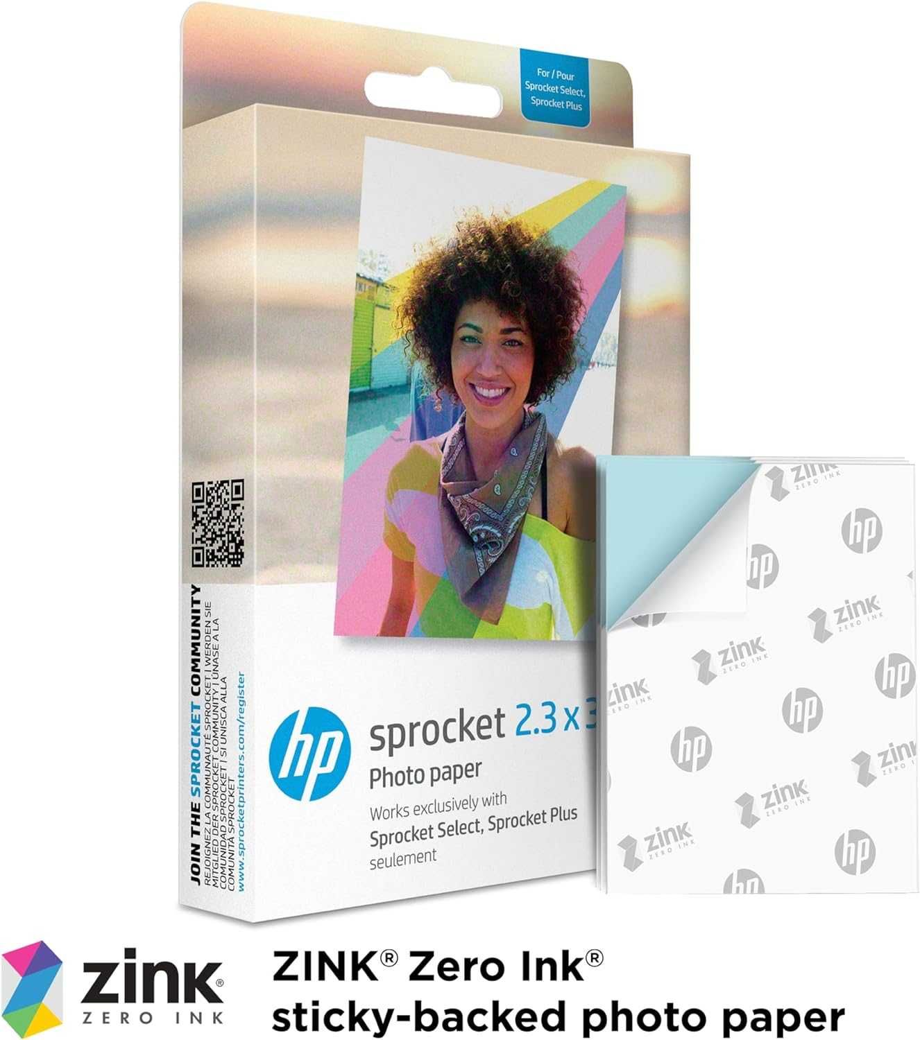 HP Sprocket 5.8 x 8.7 cm Premium Zink Papier fotograficzny 20 arkuszy