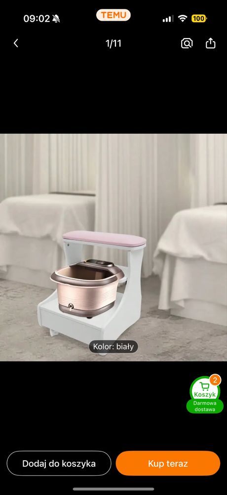 Podnozek do pedicure