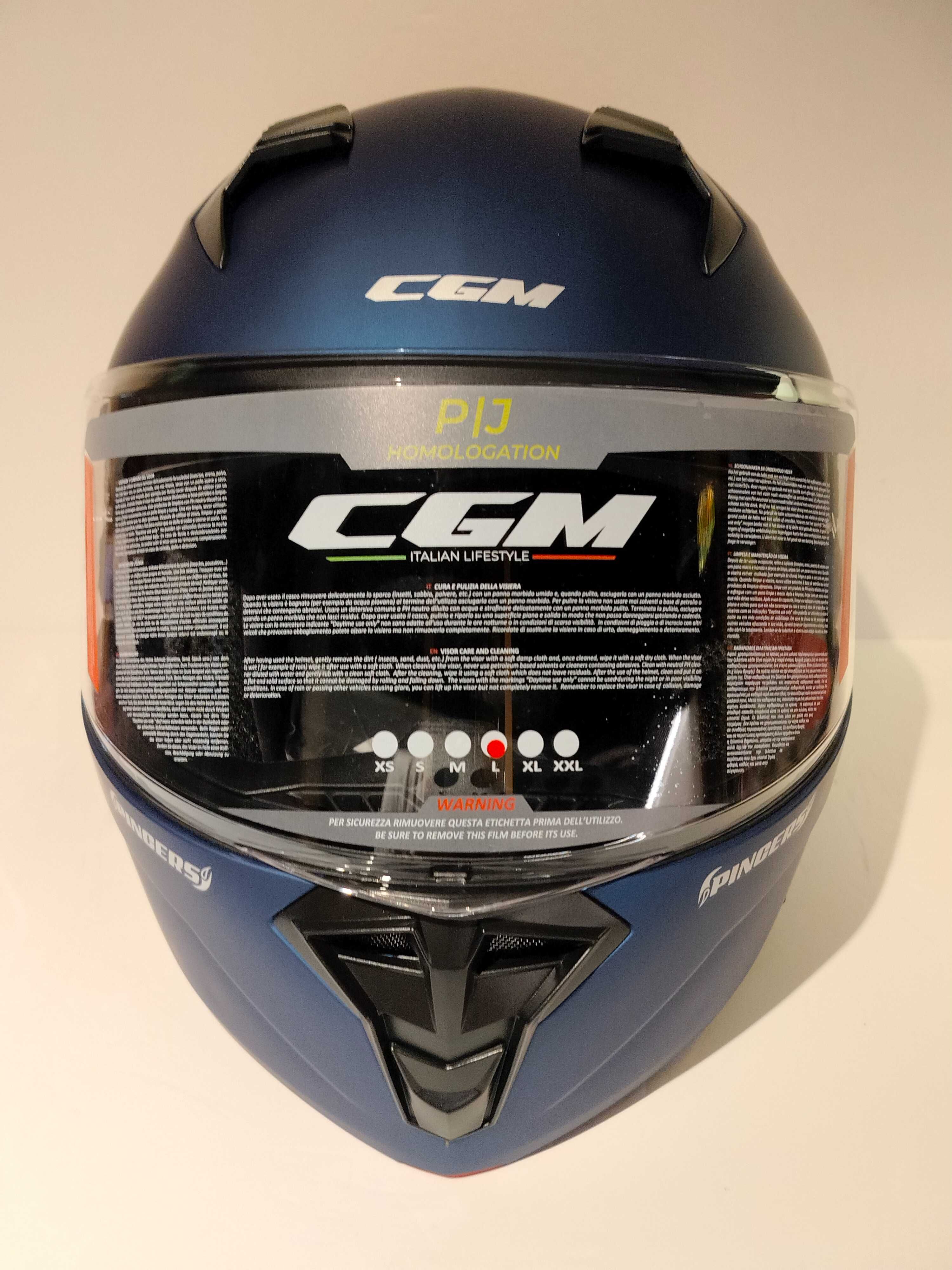 Capacete modular CGM Dupla-Homologação P/J mota scooter novo