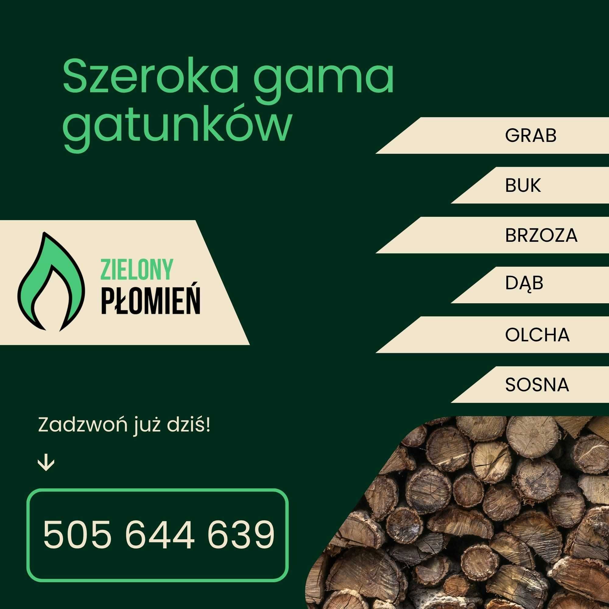 Drewno kominkowe z szybką dostawą – grab, dąb, buk, olcha, opałowe
