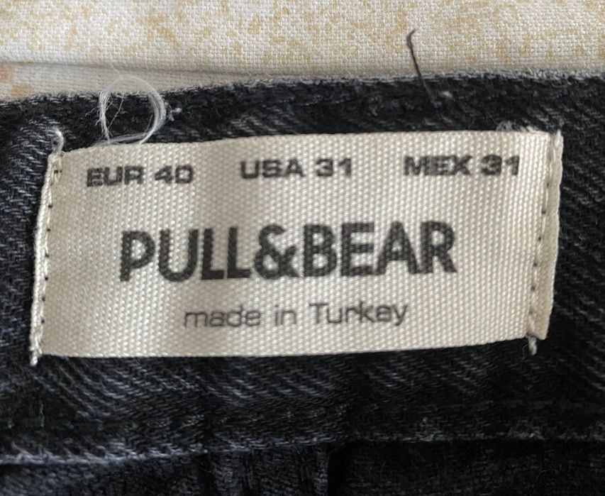 Calças Baggy preta PullandBear Novas