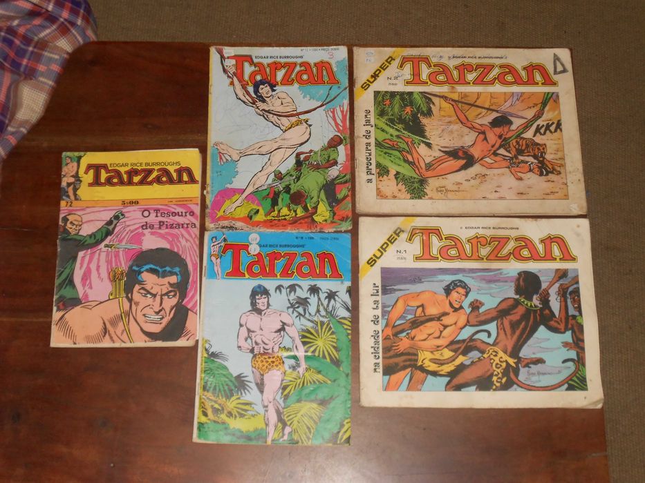 Revistas Tarzan antigas 1974 e 1980-81