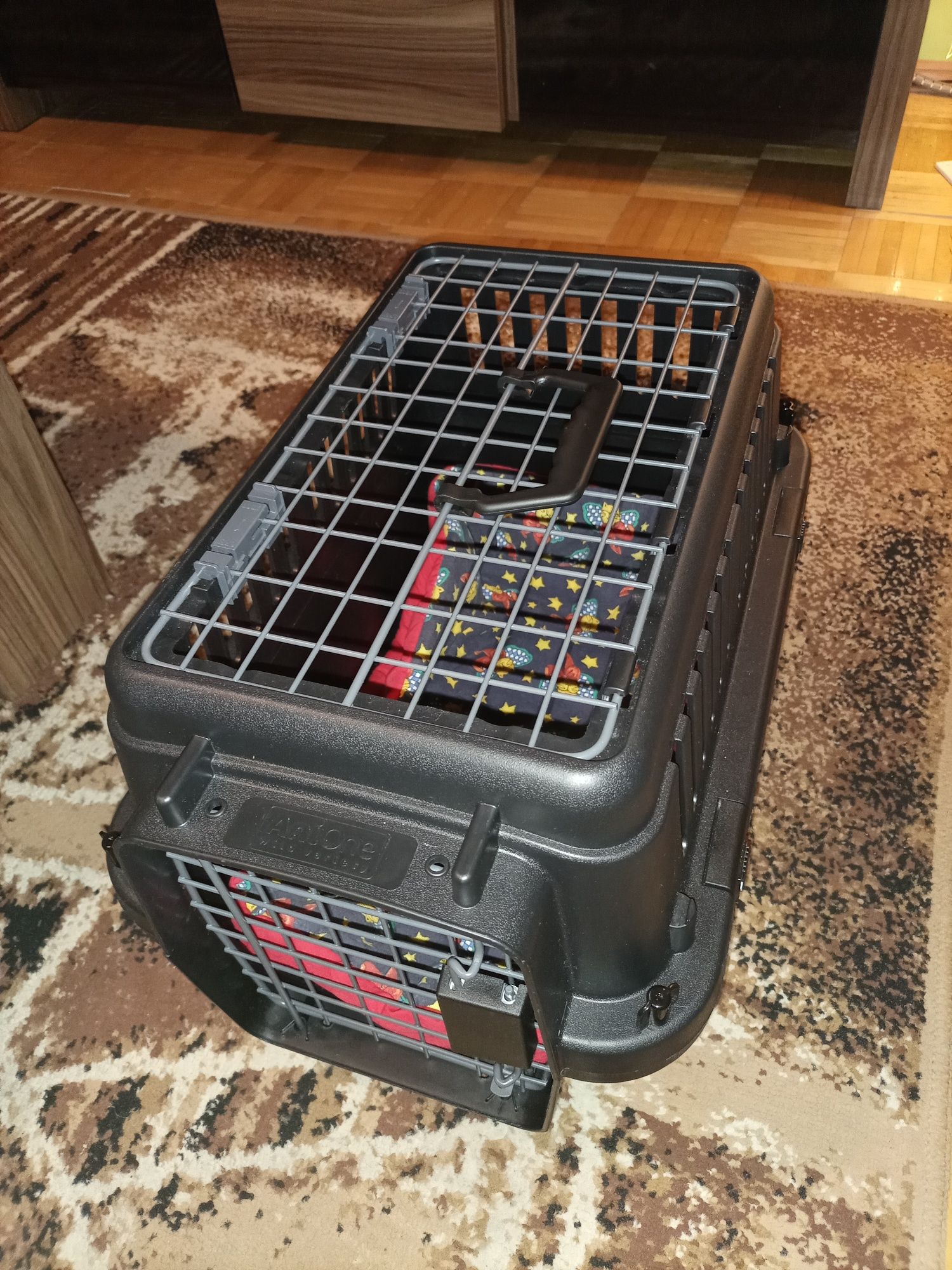 Transporter,klatka dla pieska lub kotka + torba do przenoszenia.