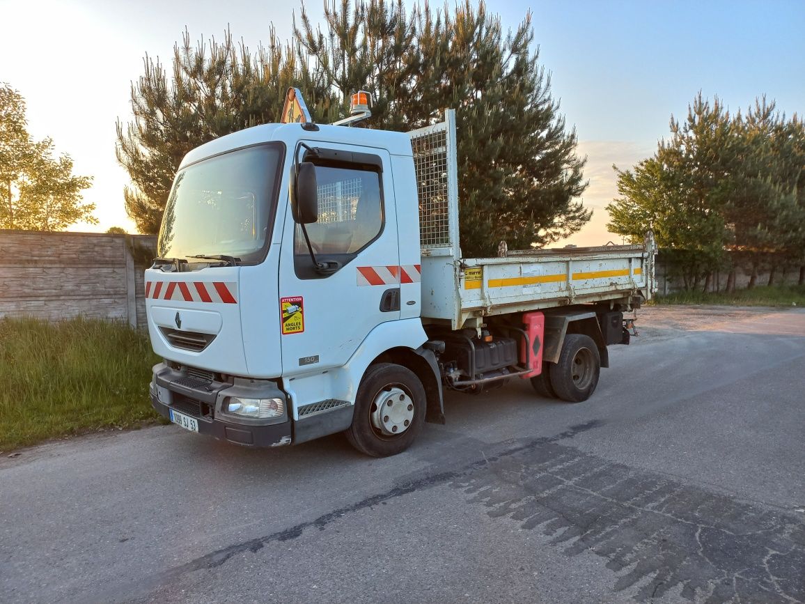 Renault midlum wywrotka orginalna 3 str blokada mostu  tylko 104 tys.