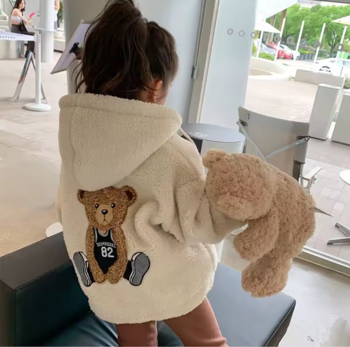 Куртка курточка тедді плюшева Zara