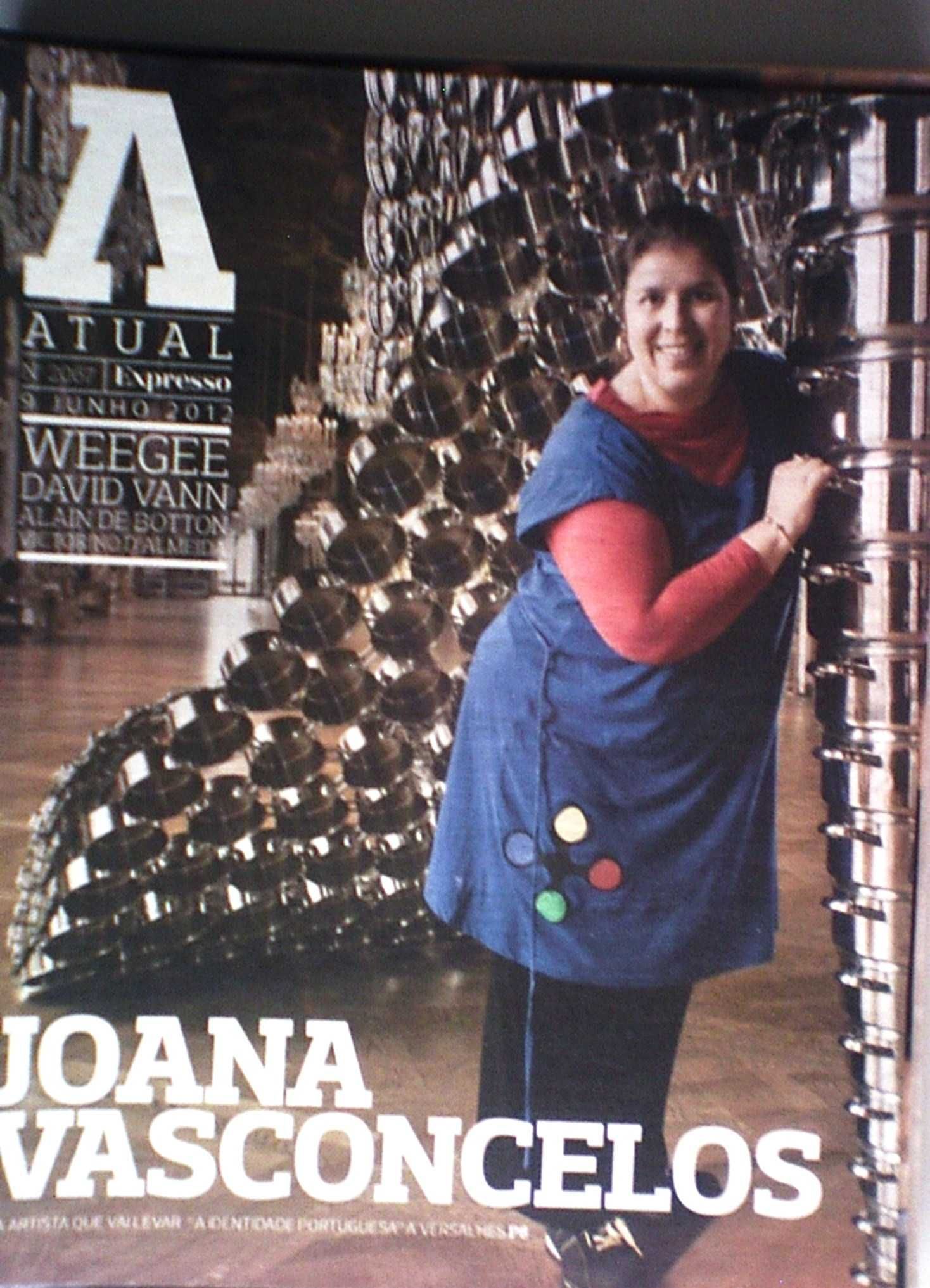 Joana Vasconcelos 2012 em capa de revista