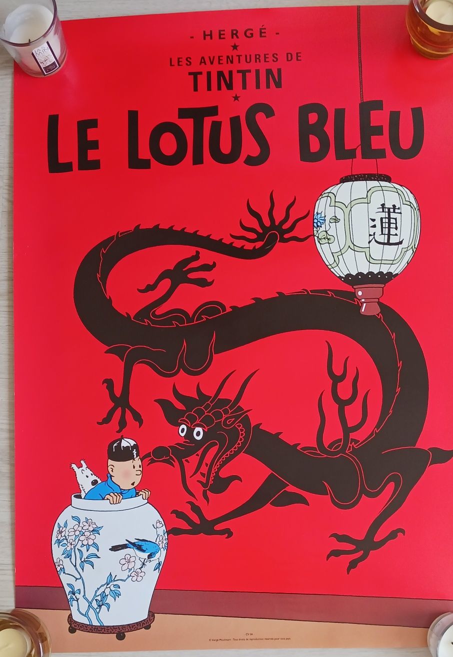 2 Poster Tintin 70x50.   10€cada