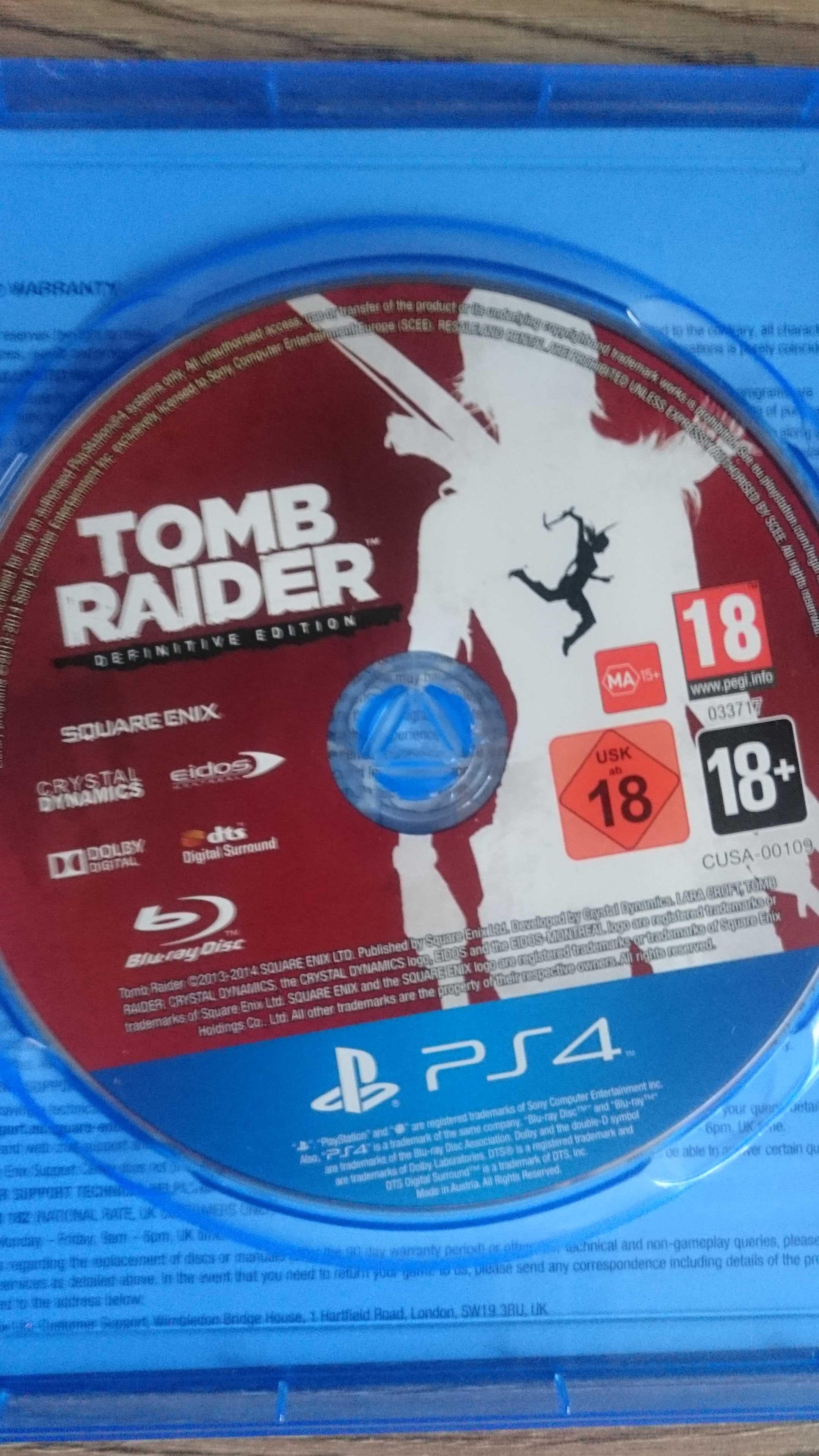 Tomb Raider DEFINITIVE EDITION PS4 Playstation 4 Uncharted