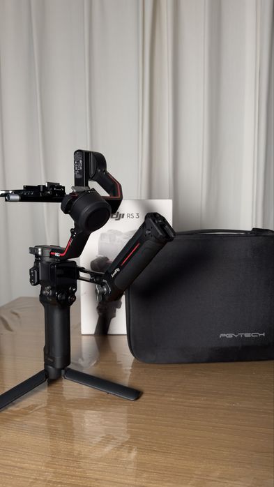 DJI RS3 Gimbal + SmallRig + Mala PGYTECH — Excelente Estado