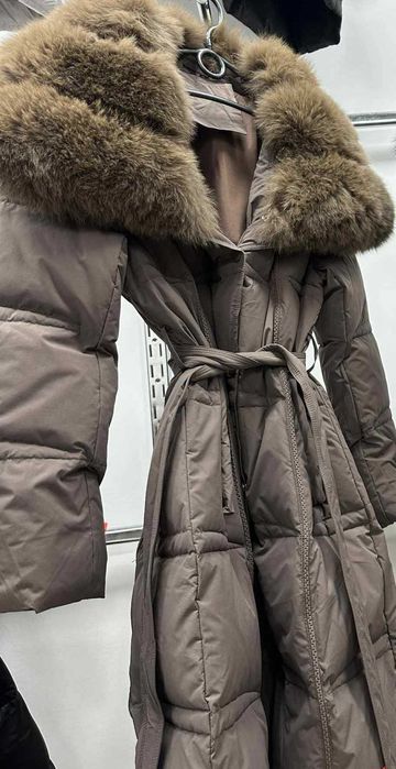 Płaszcz pikowany puchowy