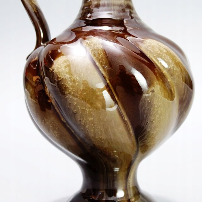 1960 sygnowany ceramiczny flakon dzbanek wazonik
