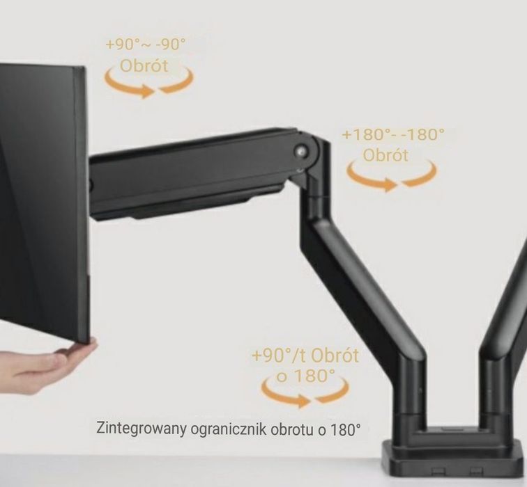 !! Uchwyt stojak do 2 monitorów 17-35" EXTRA STRONG !!