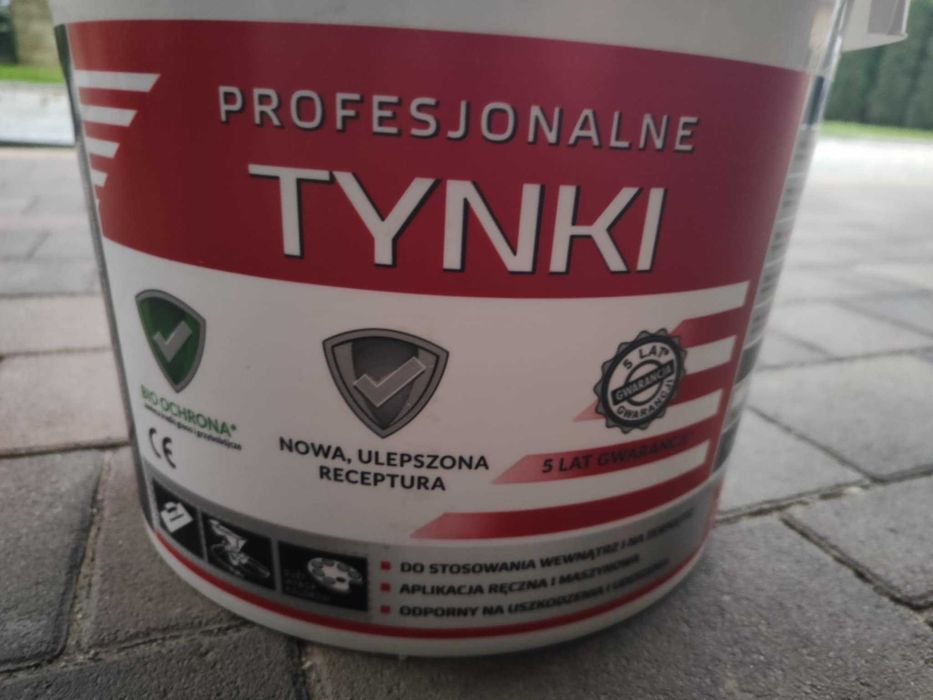 Tynk siloksanowy FIRMY TECHNITYNK do negocjacji (Ciepła biel) 25kg/opk