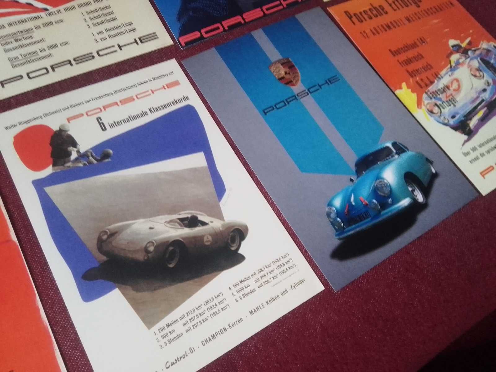 Stare plakaty Porsche - reprint do aranżacji wnętrza