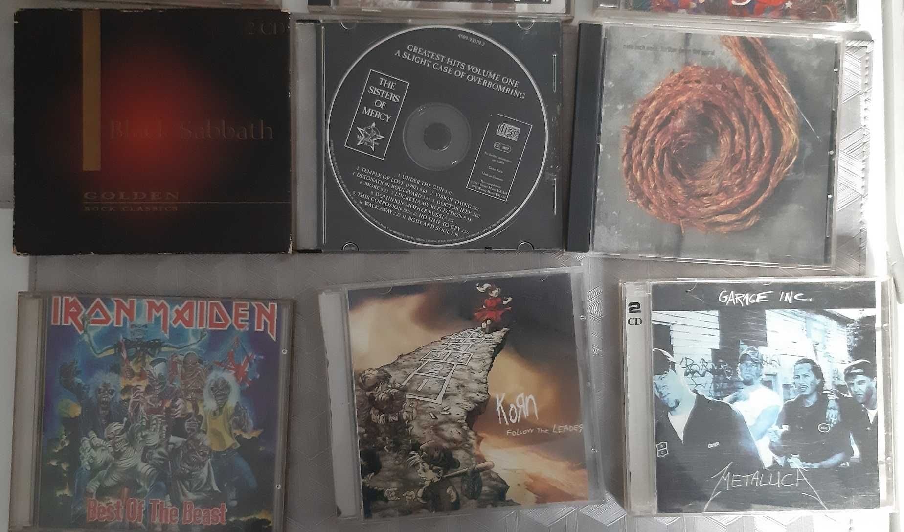 CD Nine Inch Nails, Korn, Sisters of mercy, i inne