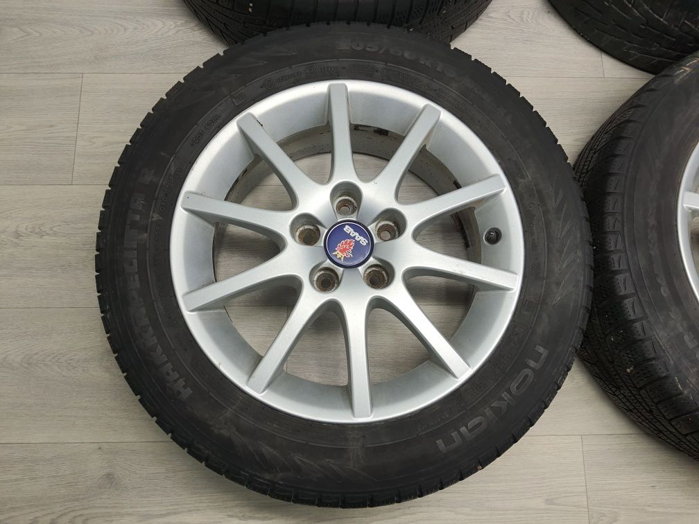 Диски р16 5/110 Saab,Opel,Alfa Romeo,Chevrolet з гумою Nokian 205/60