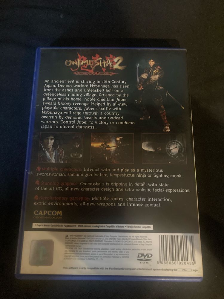 gra onimusha 2 PS2