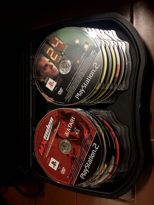 Playstation 2 + cartão memória/jogos/microfone singstar/câmara eye toy