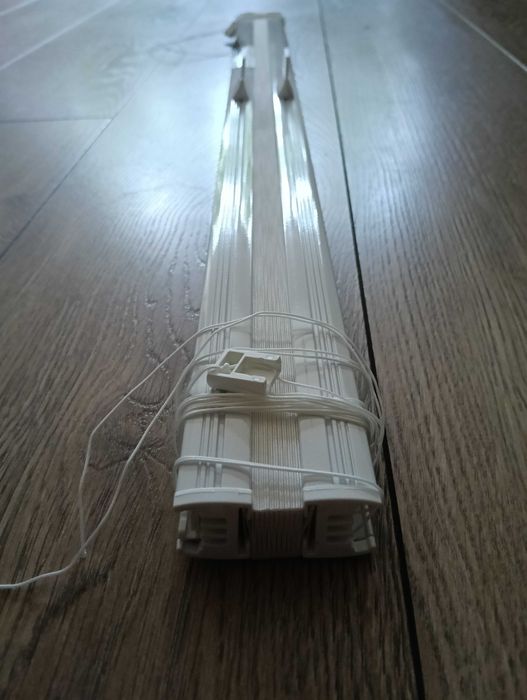 Żaluzja plisowana biała