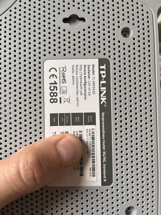 Router tp-link Wan / 4G