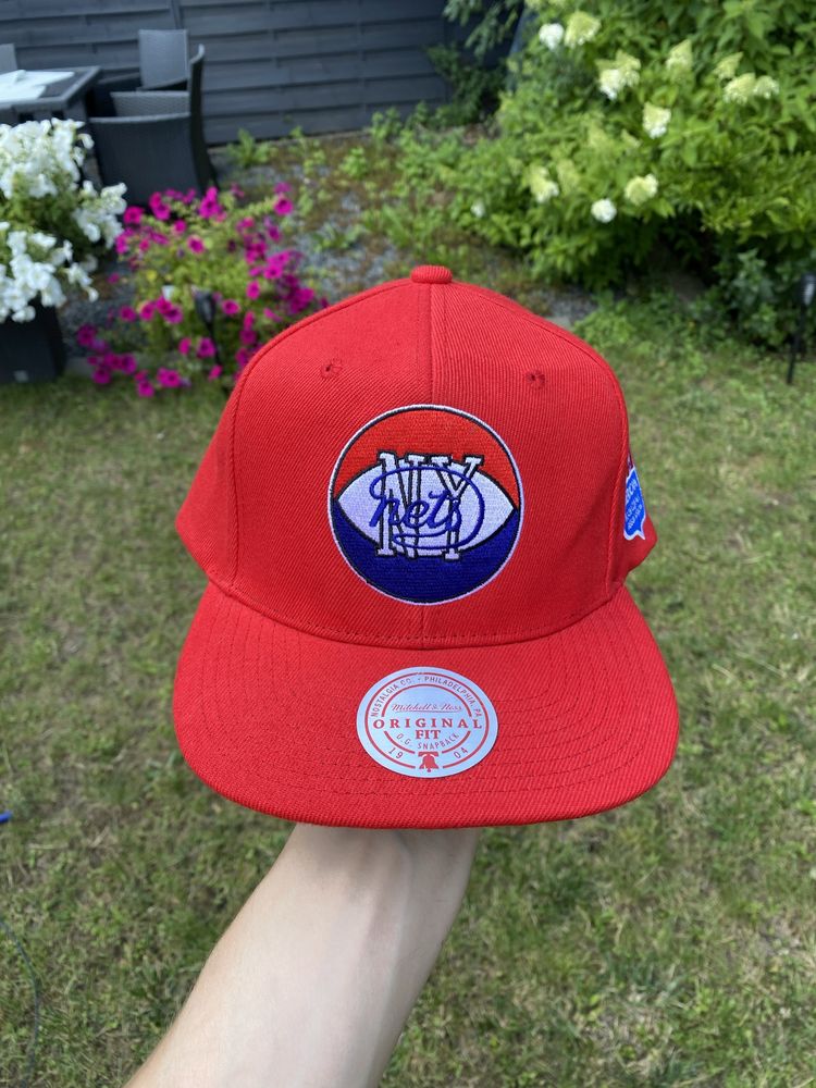 Męska czapka z daszkiem Mitchell & Ness Nets NBA Snapback cap