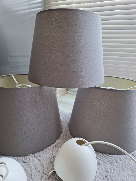 Klosze IKEA SKOTTORP 3 szt + 2 oprawki