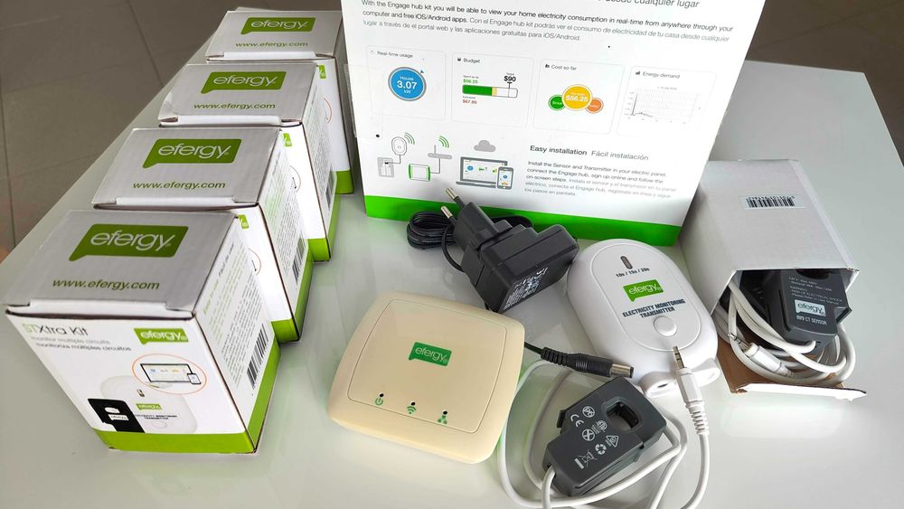 Medidor Energia Efergy Engage para 5 circuitos