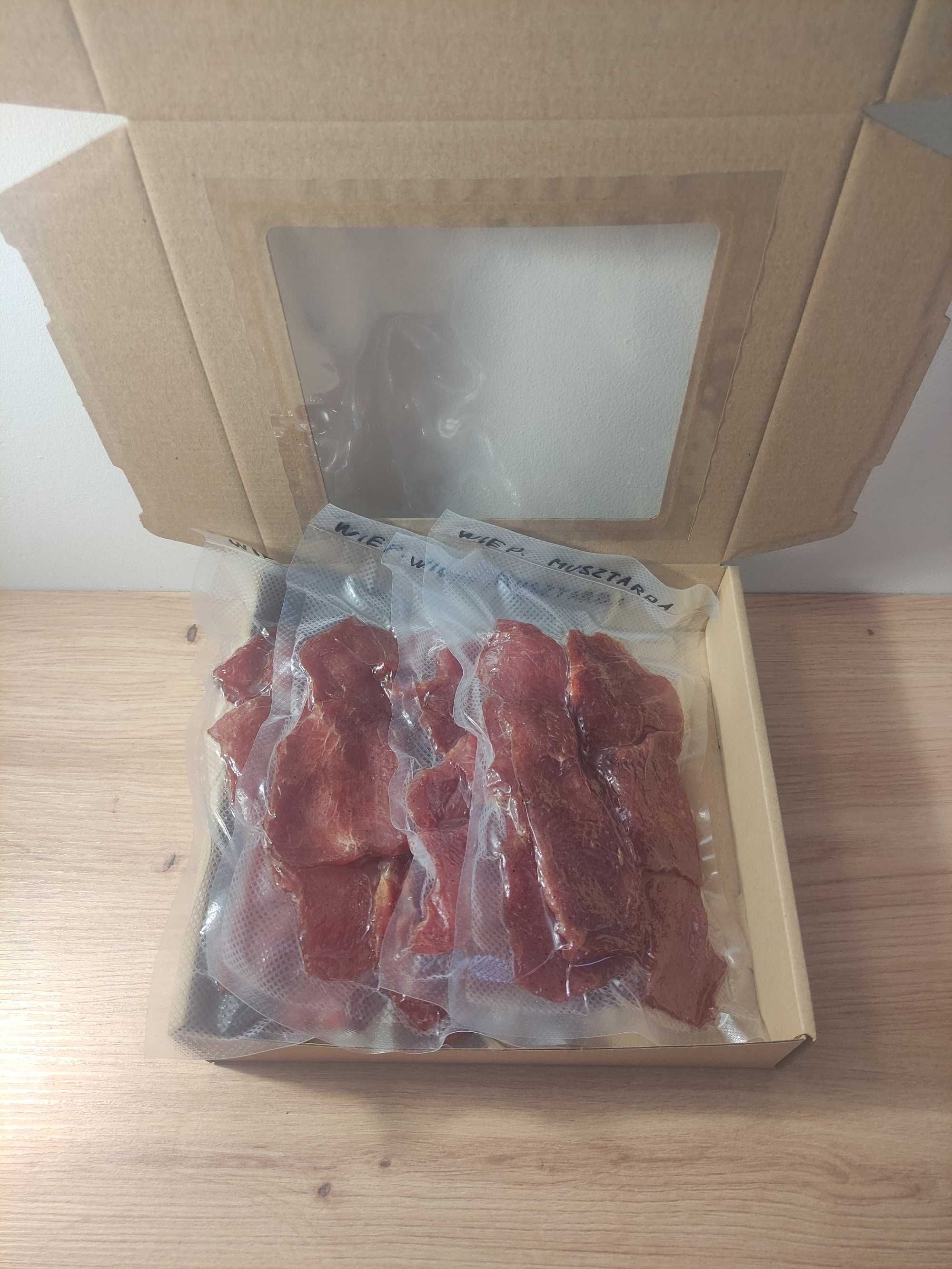 Chipsy mięsne "Jerky" "party box" "box na prezent" mały